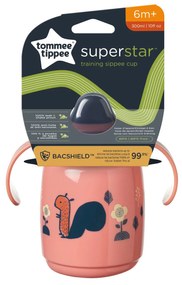 Netečúci hrnček Superstar 300ml 6m + Pink