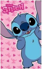 Dievčenský malý uterák Lilo & Stitch - 100% bavlna - 30 x 50 cm