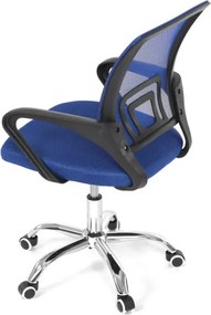 Detská otočná stolička modrá KA-L103 BLUE