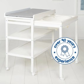 Biely prebaľovací pult Style grau – Roba