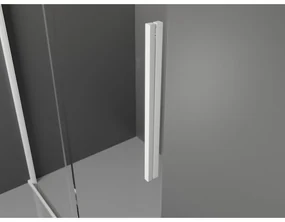Mexen Velar, posuvné dvere typu Walk-in 70x200 cm, 8mm číre sklo, biela, 871-070-000-03-20