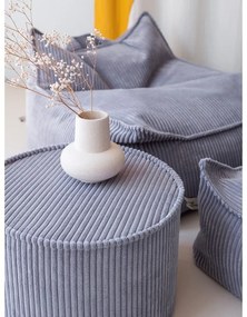 Modrý menčestrový detský puf – Wigiwama