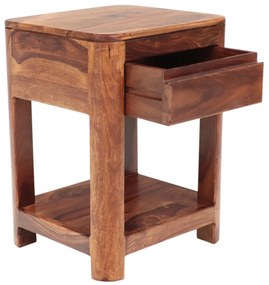 furniture-nabytek.cz - Nočný stolík drevený z masívu palisander 45x60x40