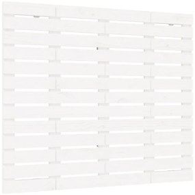 vidaXL Nástenné čelo postele biele 146x3x91,5 cm masívna borovica