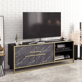 TV skrinka Polka - Black