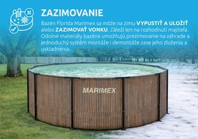 Marimex Florida 3,66 x 1,22 m Teak 10340286