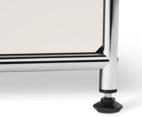 Veľká kovová komoda »CN3« so 6 výklopnými priehradkami, biela