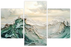 Obraz - 3D abstrakcie mora (90x60 cm)