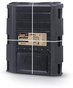 Záhradný kompostér IKL380C 380 l - čierna