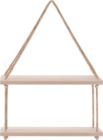Tutumi Tutumi, závesná polica 36x60x15 cm JZWJ05, prírodné drevo, HOM-02807