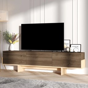TV skrinka Hega (orech + dub zafírový). Akcia -19%. Vlastná spoľahlivá doprava až k Vám domov. 1144713