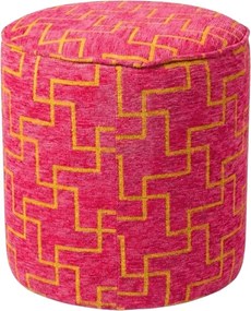 Taburet XENOS 39x35 cm, ružovofialový