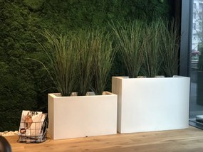 Dizajnový kvetináč MONUMO LUNGO MAXI White