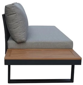 Autronic BONTEC Záhradná zostava, hliník, polywood, sivá, AZS-G1924 GREY Farba: Šedá