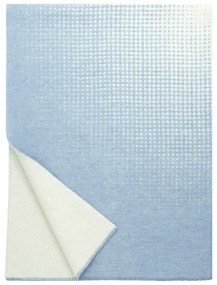Vlnená deka Juhannus 150x200, prírodne farbená modrá / Finnsheep