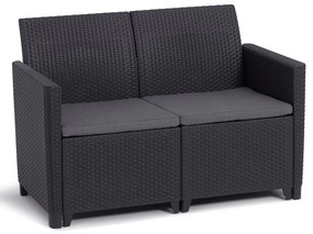 Allibert CLAIRE 2 SEATERS SOFA - grafit