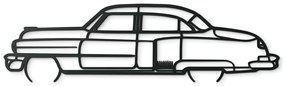 drevko Drevený obraz na stenu Cadillac Fleetwood Rozmer obrazu: 24,5 x 86 cm, Farba dekorácie: Čierna