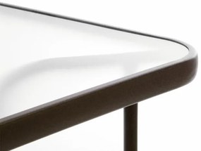 Garthen 37023 Záhradný polyratanový set - 4 stoličky a sklenený stôl