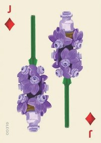 Chronicle Books LEGO® Set botanických hracích kariet