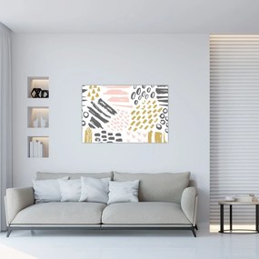 Obraz - Abstraktné ťahy (90x60 cm)