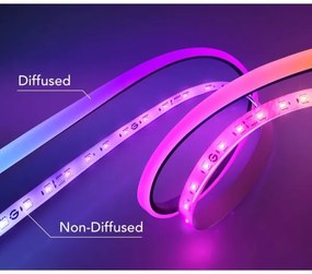 Govee - Neon LED podsvietenie pre stôl 3m RGBIC Wi-Fi