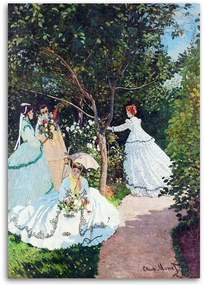Gario Obraz na plátne Ženy v záhrade - Claude Monet, reprodukcia Rozmery: 40 x 60 cm