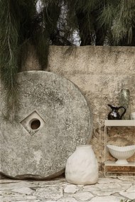 ferm Living Misa na ovocie Fountain kamenina biela 41 x 24 cm