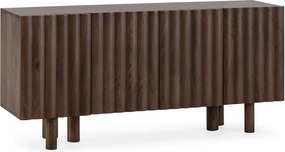 Hnedá komoda z mangového dreva 160x80x40 cm Tamira – MOME