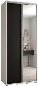 Skriňa 45 Canaris 3 120 biela/čierna/silver