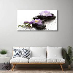 Obraz Canvas Kvet kamene umenie 120x60 cm