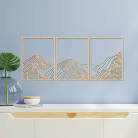 Hory elegantná drevená dekorácia | MAUTANIS: HDF - Javor 80 x 35 cm 4488-99795 HDF0478