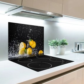 Sklenená doska na krájanie Citróny a vodu 60x52 cm