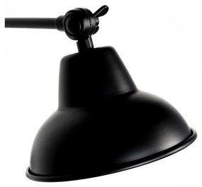 Čierne nástenné svietidlo Xavi - White Label