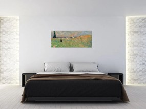Obraz - Georges Seurat, A Summer Landscape, reprodukcia (120x50 cm)