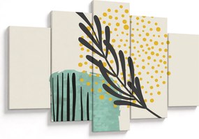 Obraz - Abstraktné listy N⁰3 (150x105 cm)