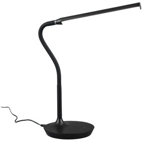 Čierna LED stolová lampa (výška 38 cm) Toro – Trio