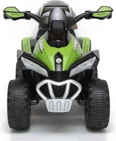 LEAN CARS Elektrická štvorkolka GTS1188-A, LED, hudba, zelená