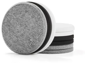 Akustický panel SATELLITE, závesný, Ø 600 mm, 9 ks, šedá