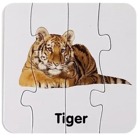 LEAN TOYS Vzdelávacia hra zvieratká - Puzzle