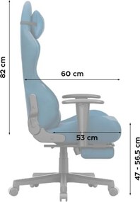Herná stolička Force 5.7 Blue