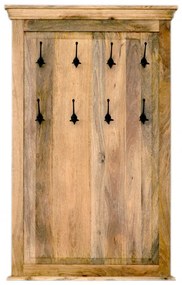 Vešiak Guru s 8 háčikmi 90x140x2,5 z mangového dreva Mango natural