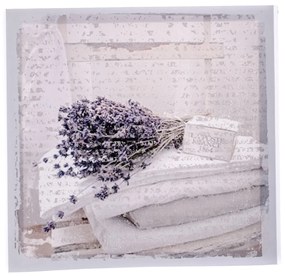 Obraz na plátne Lavender blanket, 28 x 28 cm