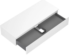 Mexen Orio, kúpeľňová skrinka 120 cm s hornou časťou, 1 zásuvka, biela matná, 91A10-12023-1-BFC01