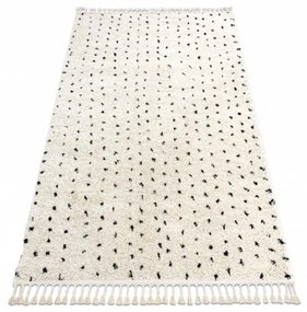 Kusový koberec Shaggy Syla krémový 180x270cm