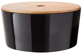 KARLTON BROS Dóza na cibuľu 22 cm - čierna