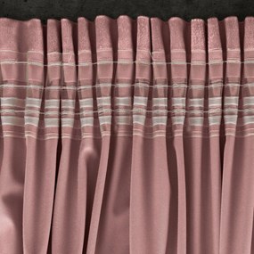 ZATEMŇOVACÍ ZÁVES NA PÁSKE ROSA 140X270 CM STARORUŽOVÁ