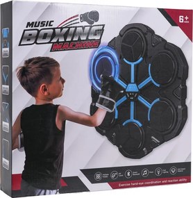 Nástenný boxerský terč pre deti s LED, Bluetooth a rukavicami