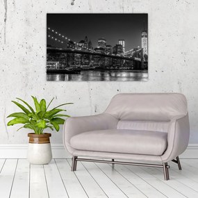 Obraz Brooklyn mosta v New Yorku (90x60 cm)