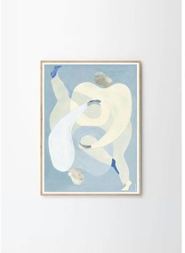 Plagát 70x100 cm Hold You - Blue – Sofia Lind – The Poster Club