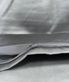Obliečky bavlnený satén exclusive Modern sivé 200x140cm+90x70cm